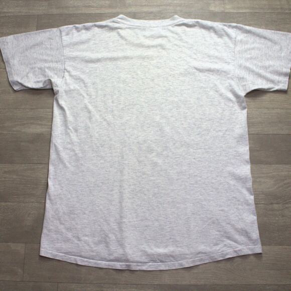 Vintage 90s Georgetown University Hoyas T-Shirt XL Gray Single Stitch - Picture 5 of 7